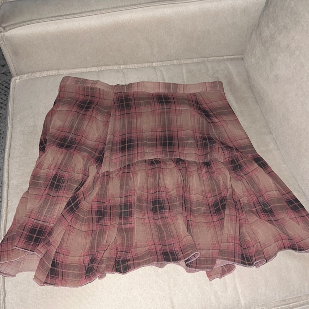 Multi brown mini skirt from Urban Outfitters. Size Med NWT.